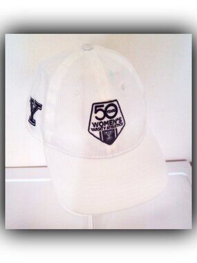 Yale University "50 Years Women's Varsity Athletics" Hat [Baseball Cap]